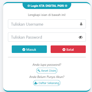 Register PGRI Kota Kediri - Persatuan Guru Republik Indonesia Cabang Kota Kediri